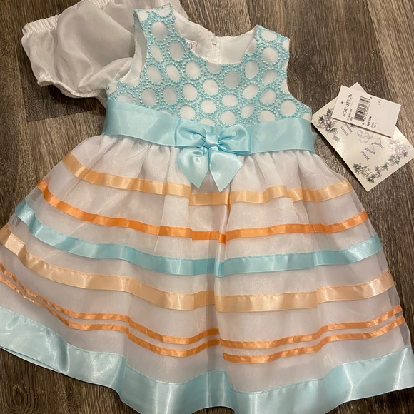 Iris and Ivy formal infant dress. 12 months - Picture 1 of 3
